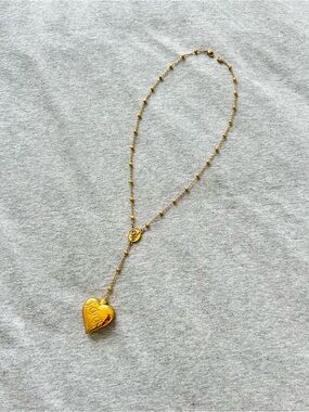 LANA DEL REY Gold Plated Heart Locket C0ke Necklace